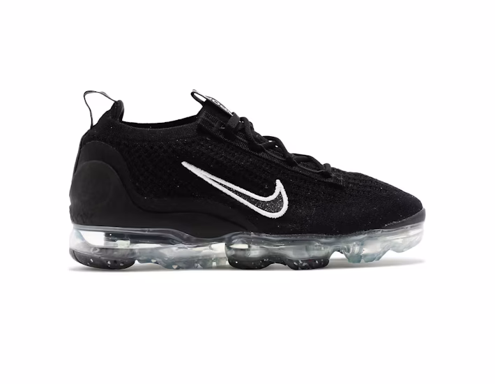 Nike Air VaporMax Flyknit 2021 Black Metallic Silver