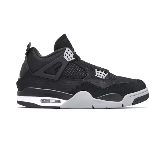 Air Jordan 4 Retro SE Black Canvas