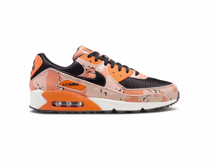 Nike Air Max 90 Camo Pack Bio Beige Safety Orange