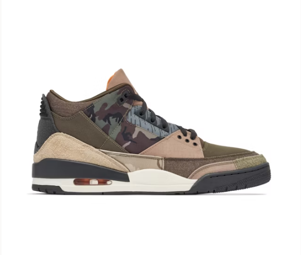 Air Jordan 3 Camo Green Brown