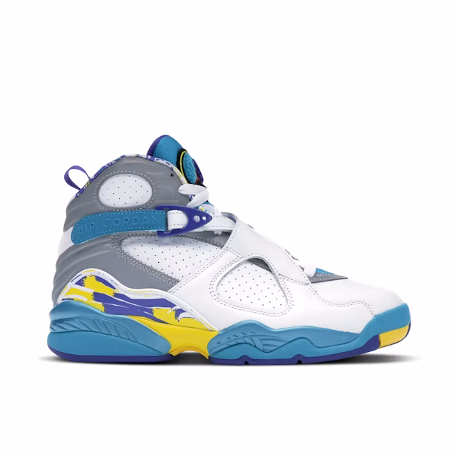 Air Jordan 8 Retro White Aqua