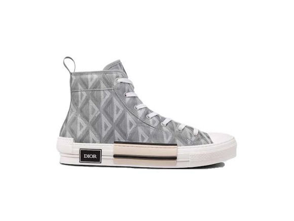 Dior B23 High Top Gray CD Diamond