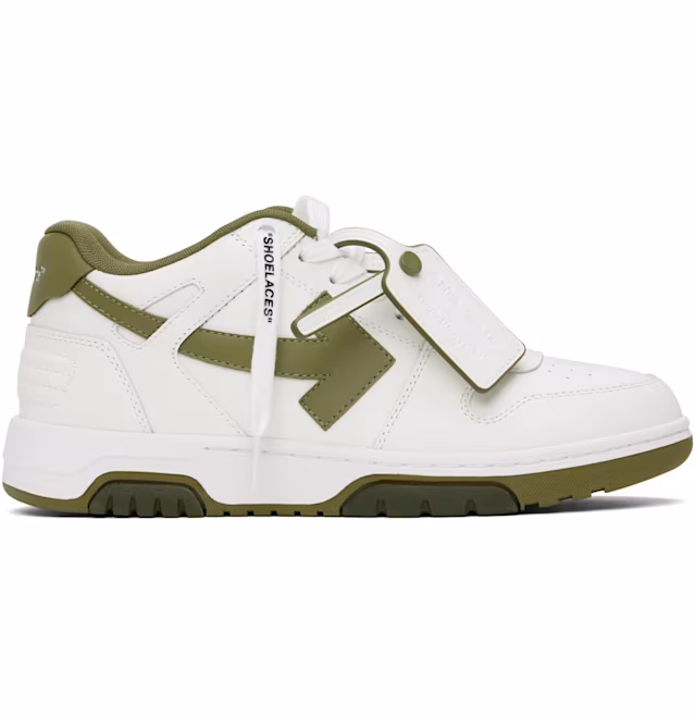 Off-White White & Khaki Out Of Office Sneakers