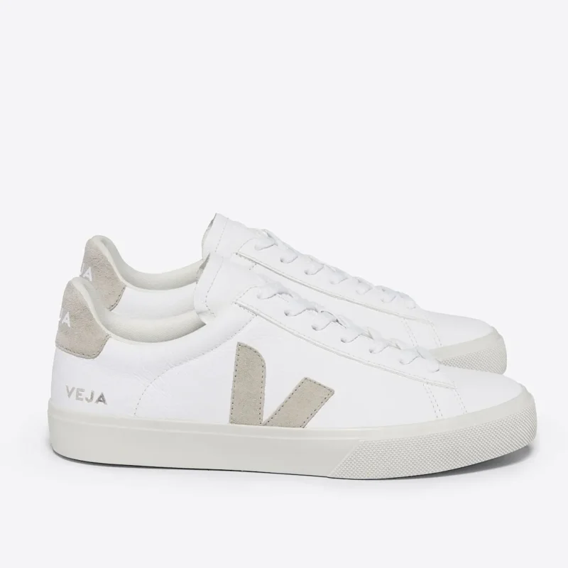 Veja Campo Leather White Almond