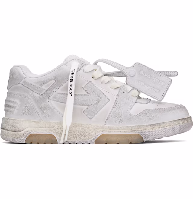 Off-White White Out Of Office Vintage Leather Sneakers