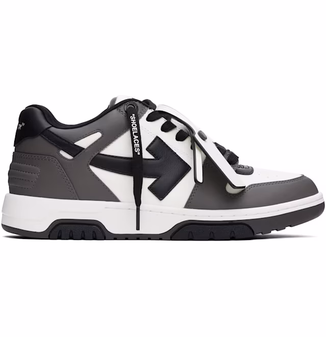 Off-White White & Gray Out Of Office Sneakers