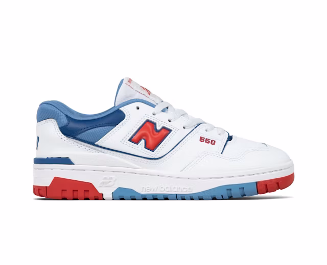 New Balance 550 White Blue Red